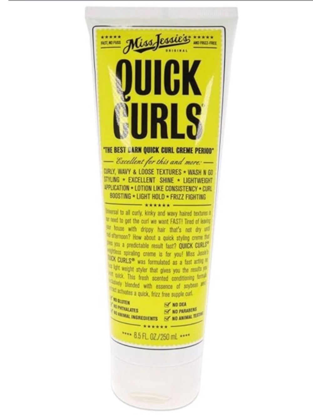 Miss Jessie's QUICK CURLS CURL STYLING CREAM 8.5oz BRAND NEW/SEALED